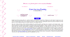 Desktop Screenshot of daddysphonegirl.com